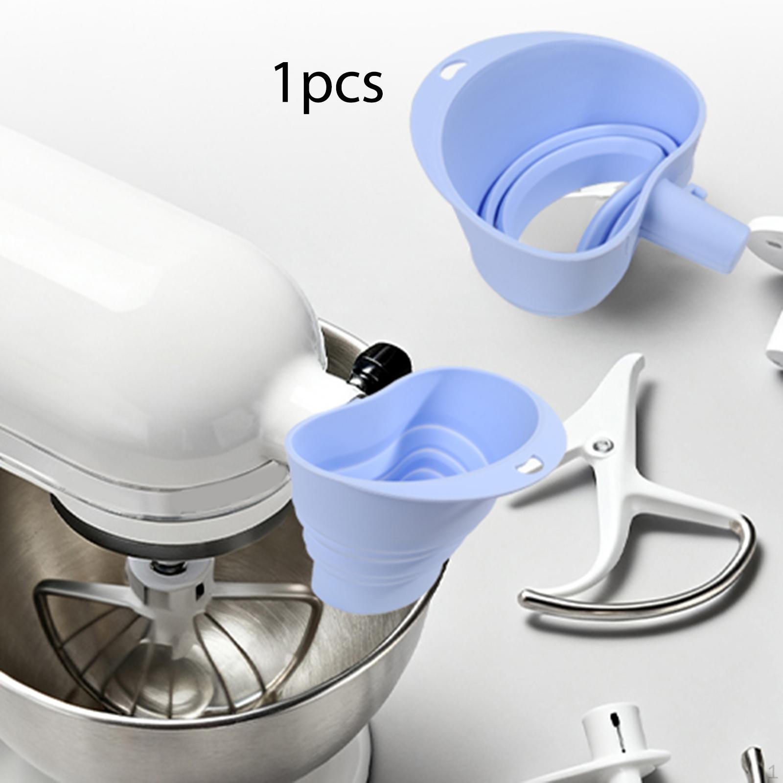 

Flour Funnel Pouring Space Saving Stand Mixer Attachment Powder