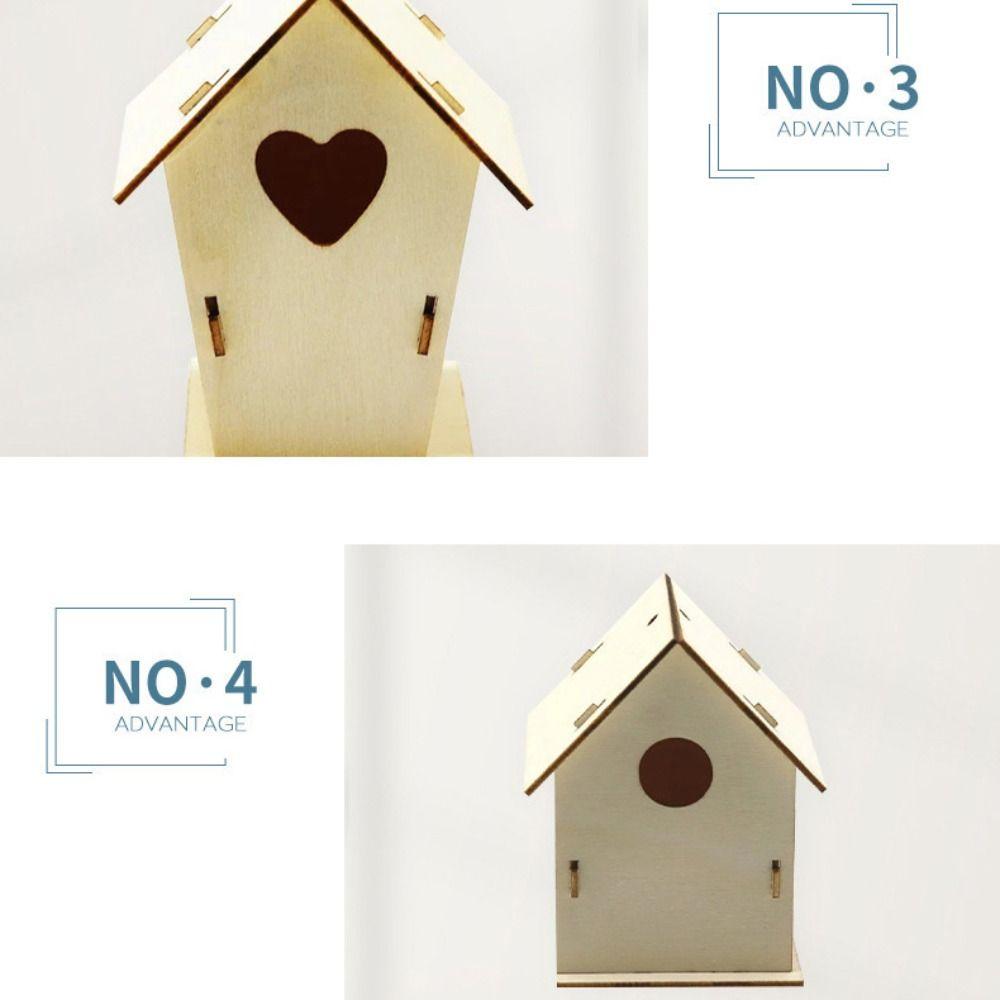 3pcs Minimalist Bird Nest Creative Bird Cage Home Crafts Bird House  Cave