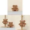 Plush Bear Keychain Toy With Pp Cotton Filling For Kids And Adults
