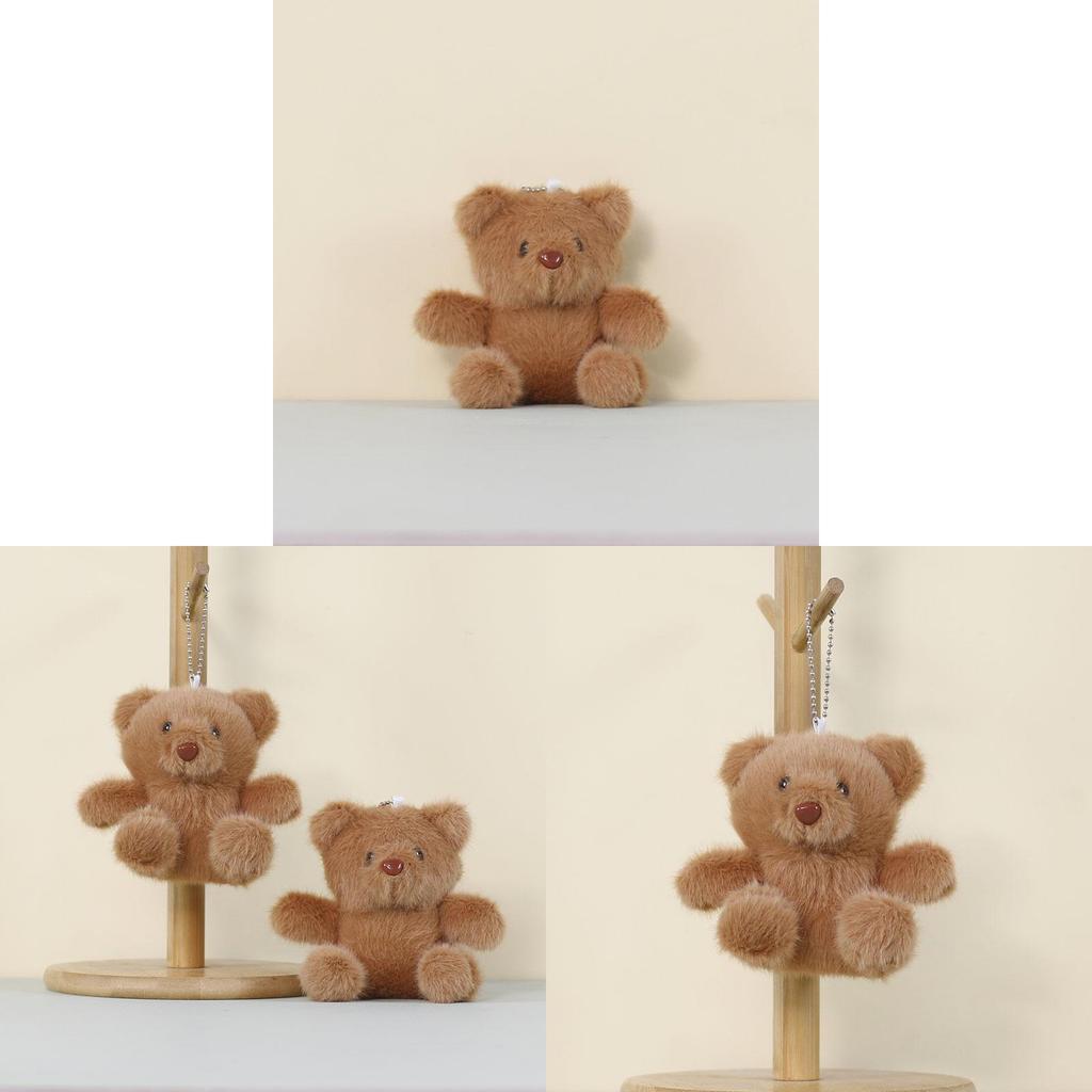 Plush Bear Keychain Toy With Pp Cotton Filling For Kids And Adults