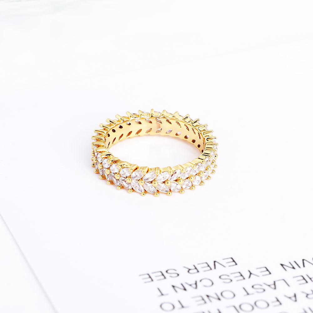 All the way with your ring crystal creative jewelry women's ring European and American style ring jewelry