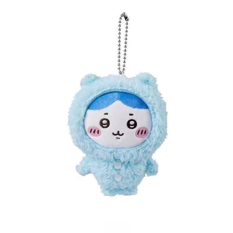 Chiikawa Anime 10cm Plush Doll Kawaii Usachi Keychain Cute Hachiware Stuffed Pendent Backpack Ornament Anime Toy Gift