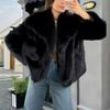 2024 Winter Women's Fox Fur Overcoat - Trendy European & American Fashion
