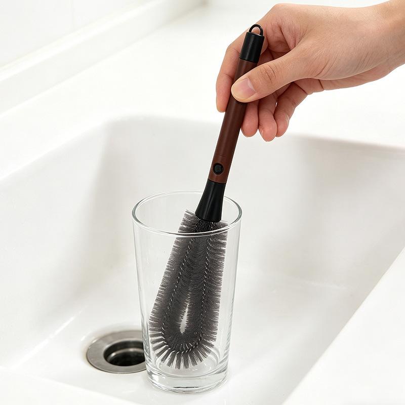 Two-in-one Bottle Mouth Brush, Long Handle, Detachable Gap Brush, Multi-functional Cleaning Cup Brush, Blender Cleaning Brush