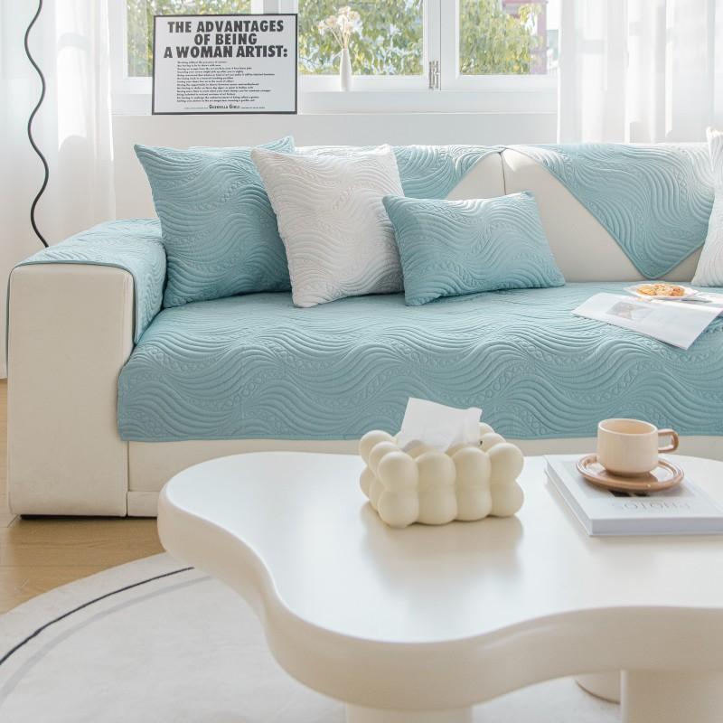 

Универсальные нескользящие подушки для дивана и сидений в стиле «четыре сезона», простой современный хлопок, ткань, полотенце, полотенце 70*70