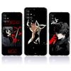 Persona 5 P5 Joker Phone Case For Samsung Galaxy A51 A71 A21S A12 A11 A31 A41 A52 A32 5G A72 A01 A50 A70 Silicone Clear Cover