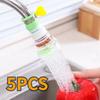 5 Pcs Faucet Splash Guard Water Filter Extension Nozzle for Kitchen Sink