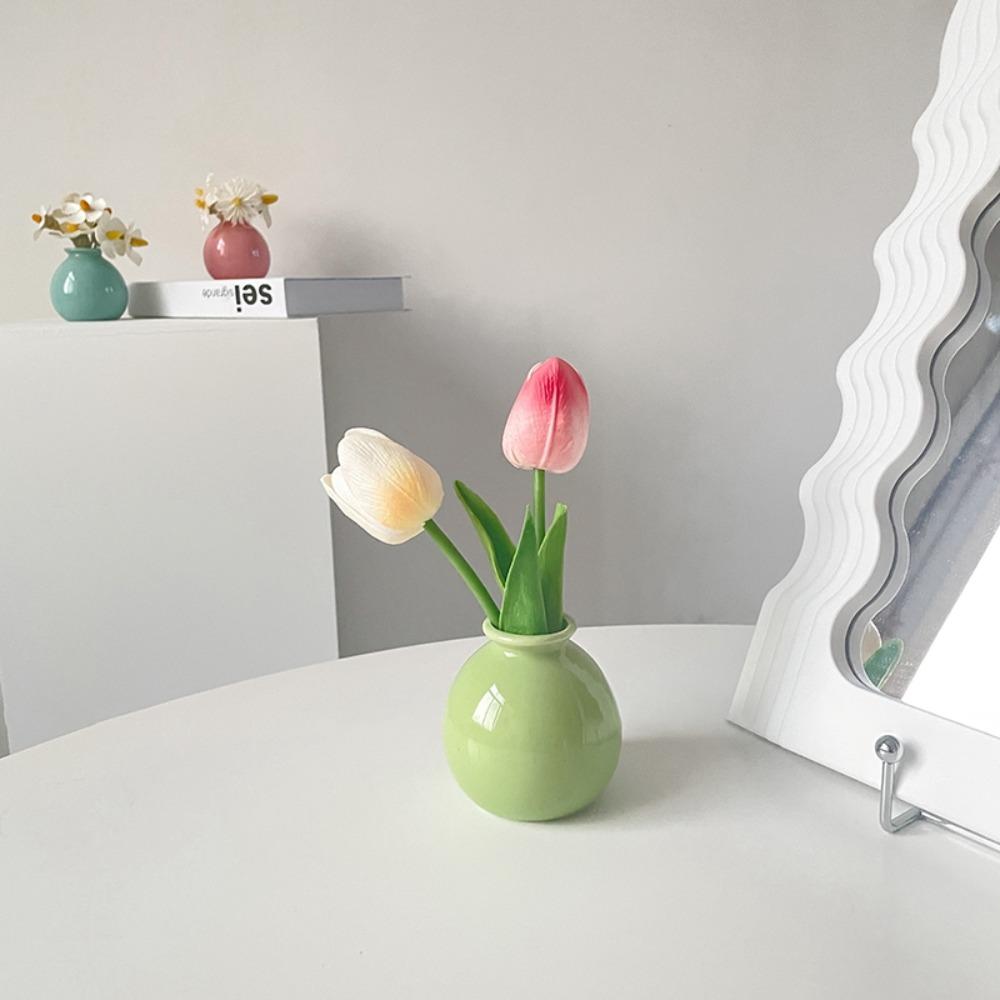 New Hydroponics Ins Plant Pots Flower Vase Desktop Ornaments Ceramics Vase
