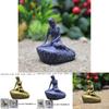 Mermaid Resin Sculpture With Copper Finish For Home Decor And Giftgiving