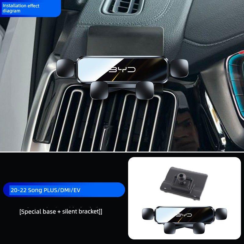 

Applicable to BYD Song plus DMI EV Pro Max on-Board Bracket Dedicated Navigation Holder Restoration 20-22 Song Plus/Dmi/Ev [Business Black]