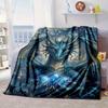 Blue Dragon Holding Stars Blanket Flannel Blanket Throw Blanket Sofa Cover Blanket Soft Premium Blanket Picnic Blanket Tv Blanket Gifts