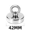 N52 D16-D48 Salvage Magnet Heavy Duty Search Magnets Strong Neodymium Magnet Deep Sea Fishing Magnets Mounting with Ring Eyebolt