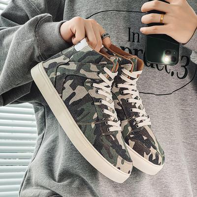 Hip hop Kamuflážové boty Pánské ležérní tenisky Vysoké platformové Pohodlné Velká velikost 47 Pánské běžecké boty Trend Tenisky pánské