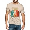 Solid Color Male Short Sleeve T Shirt Unisex Skate Hard Hit Harder Roller Skater Silhouette Crowd Background Classic Unisex