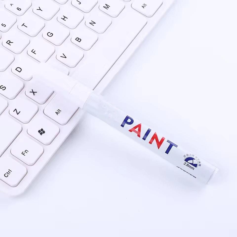 Mobidea Waterproof Car Tire/Wheel Permanent Paint Marker - Multi-Color Oily Pen for Rubber Tyre Tread & Auto Rim Marking