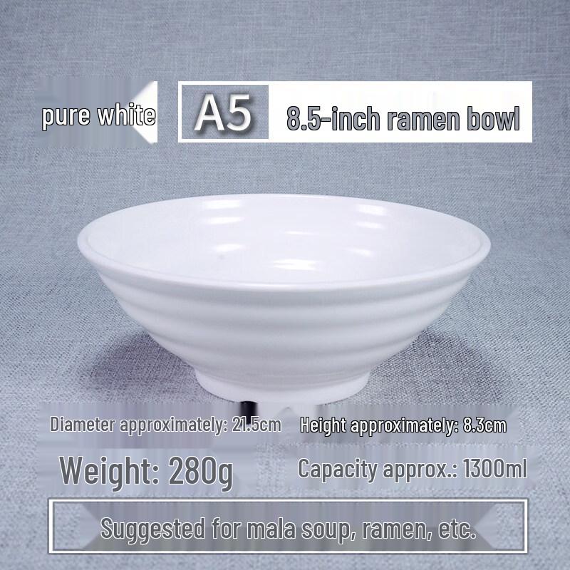 

Commercial Melamine Noodle and Soup Bowl