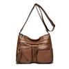 Vintage Shoulder Bag Multi-zipper Mother Bag