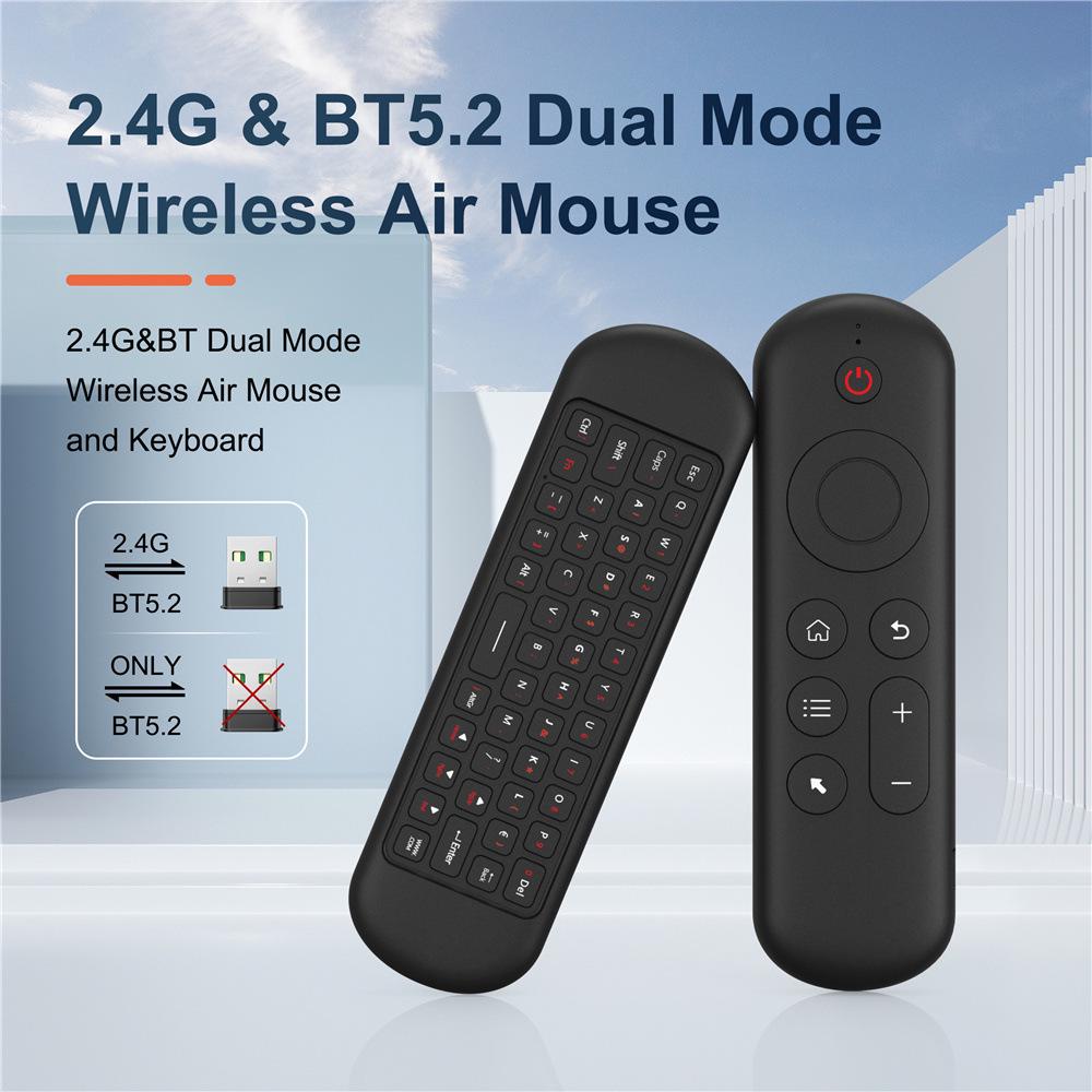 M5 Mini Wireless Fly Mouse & Backlit Keyboard Dual-Mode Remote