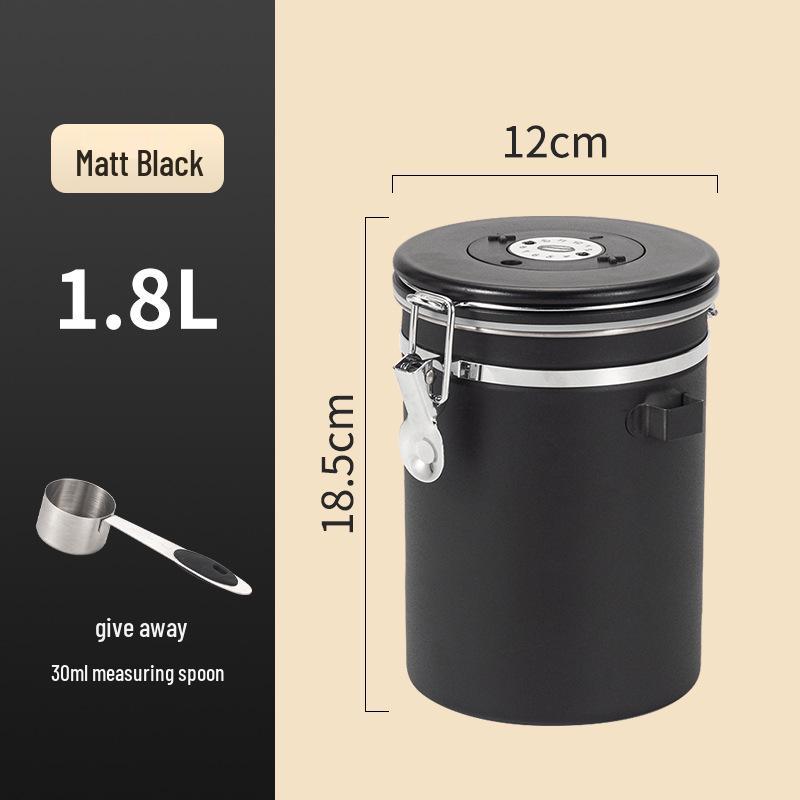 304 Edelstahl Luftdichter Kaffee- und Getreidevorratsbehälter