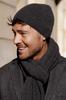 Franko Men' Wool Cap - Graphite, Striped | Cameo