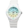 Casio Ladies Analog Watch Gloss White Pastel Blue Gradient Lrw 200h 2e2v