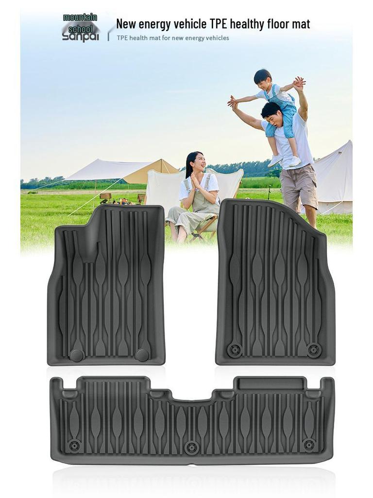 Waterproof TPE Floor & Trunk Mats for 2022-2026 BYD Song PRO