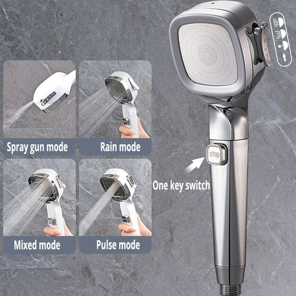 Bathroom High Pressure Water Saving With Switch On Off Button Sprayer ...