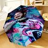 Musician's Heartfelt Expression Umbrella 8-Frame for Travel, Camping, Casual Lightweight Portable Umbrella, Essential for Every Family Holidays Gift