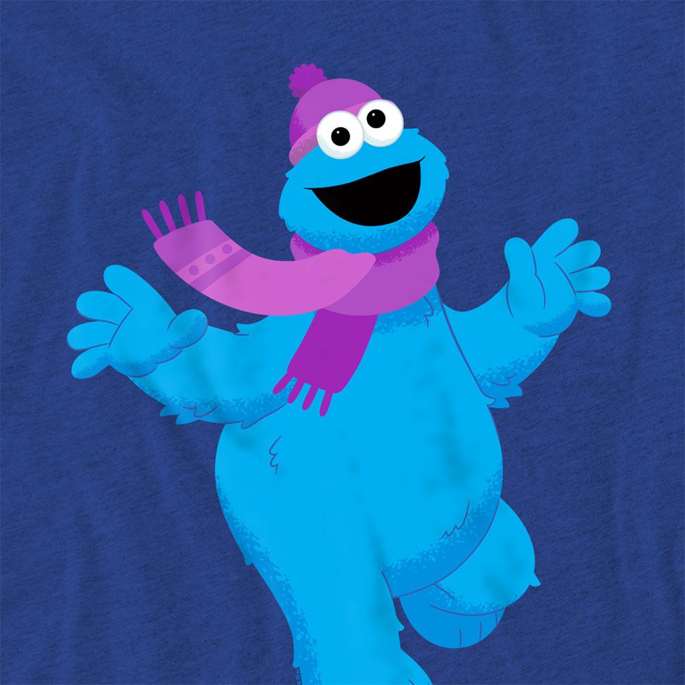 Sesame Street Unisex Adult Furry Friends Forever! Cookie Monster T-Shirt