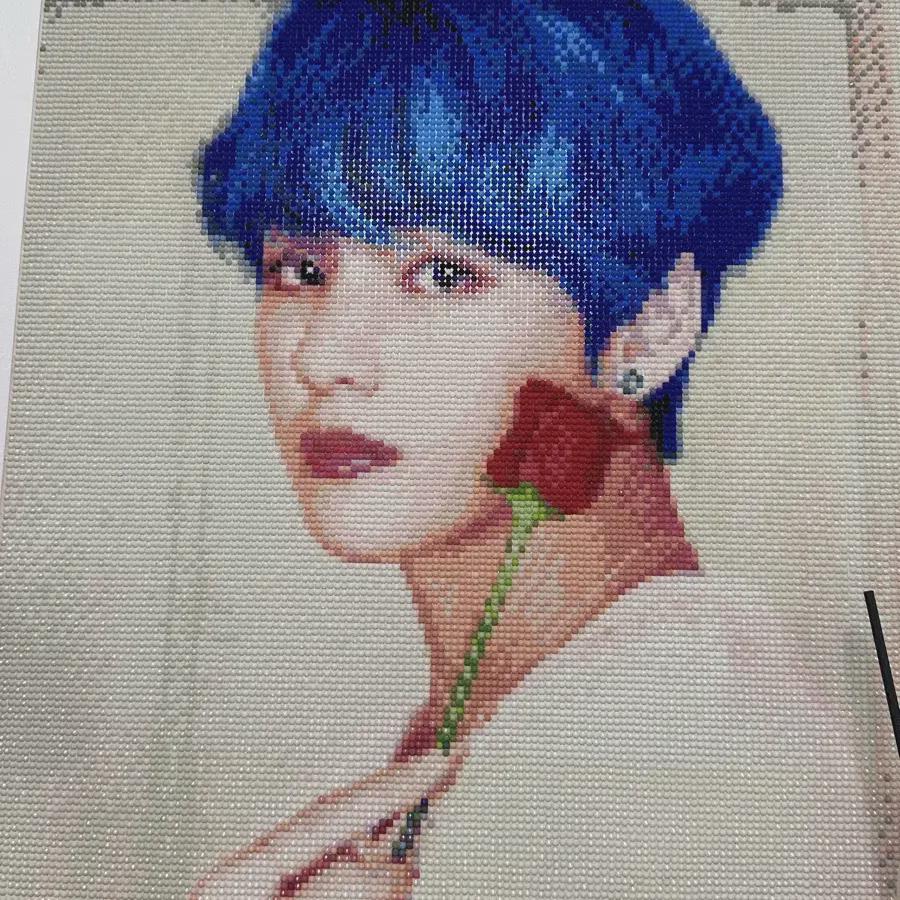 

BTS V Gem Вышивка крестом Полное издание