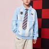 Puma Sweatshirt SPORTSTYLE Loose Fit Fleece Lined Thermal Blue Tone 00388 Kids' 353425121103-00388
