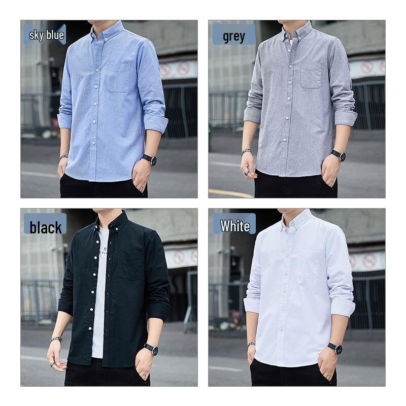 ROMON Men's Brushed Oxford Shirt