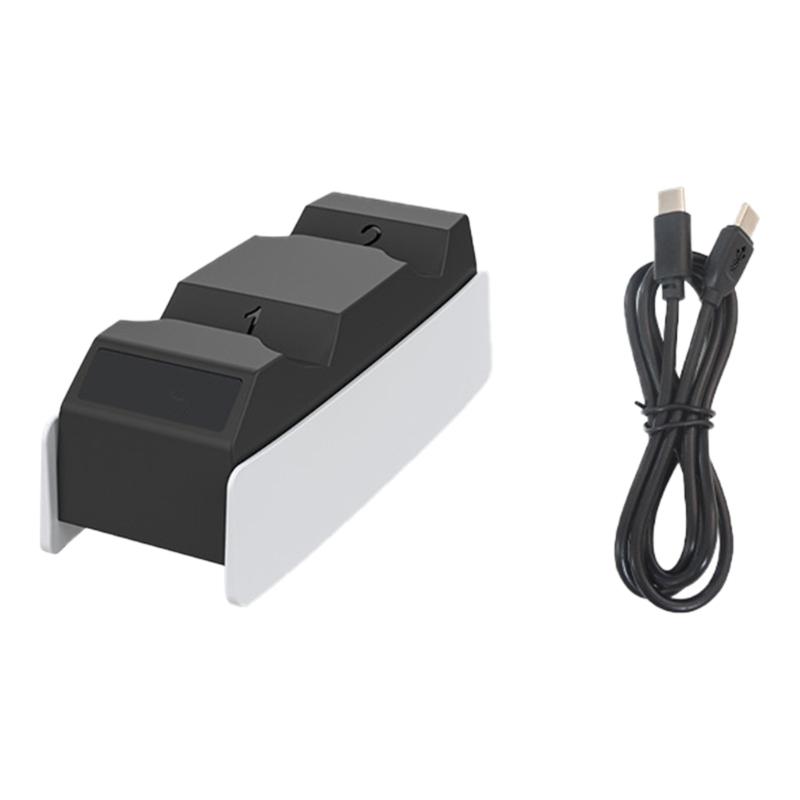 Charging Dock with Double Slot for P5 Controller Charging Stand Quick Charging Adapter For Gamers 1000-2000mA Input