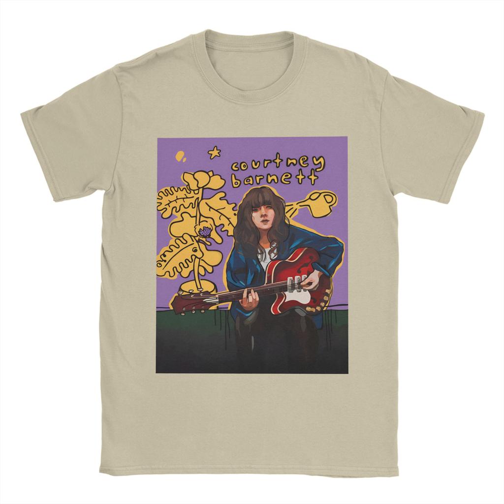 Courtney Barnett Australische Sängerin T-Shirt für Unisex Tolle Reine Baumwolle T-Shirts Rundhals Kurzarm T-Shirt Einzigartige Kleidung