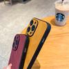 Custodia Ultra Sottile con Texture in Pelle Opaca Per Iphone 14 11 12 13 Pro Max Mini Xs Xr X 7 8 Plus Se Bumper Antiurto Copertura in Silicone