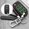 Leather Car Key Case For Vw Golf 5 7 Bora Mk6 7 Jetta Polo Passat B5 B6 B8 Skoda Octavia A5 Fabia Seat Ibiza Leon Smart Key Case