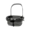 Push-to-pour Kitchen Sink Drain Basket Anti-clogging Clear Plastic Hanging Residue Basket Flip Snap Baffle Large Capacity