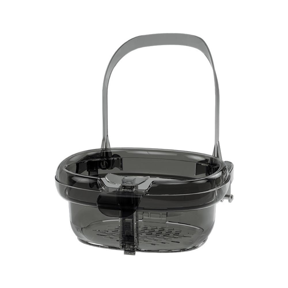 Large Capacity Sink Food Waste Strainer Basket Hanging Residue Basket for Beverage Making серый