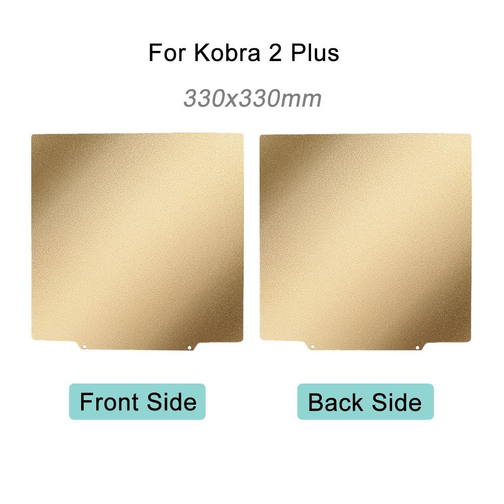 PEI Build Plate Flexible Spring Steel Sheet Removable Bed 3D Printer for Anycubic Kobra 2 Pro/Neo/Plus, Kobra 3/3Combo, S1 Combo