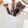 1pc Plastic Makeup Brush Holder Portable Cosmetic Storage Bin Lightweight Countertop Organizer for Travel Ideal for Teachers Desk Shelf