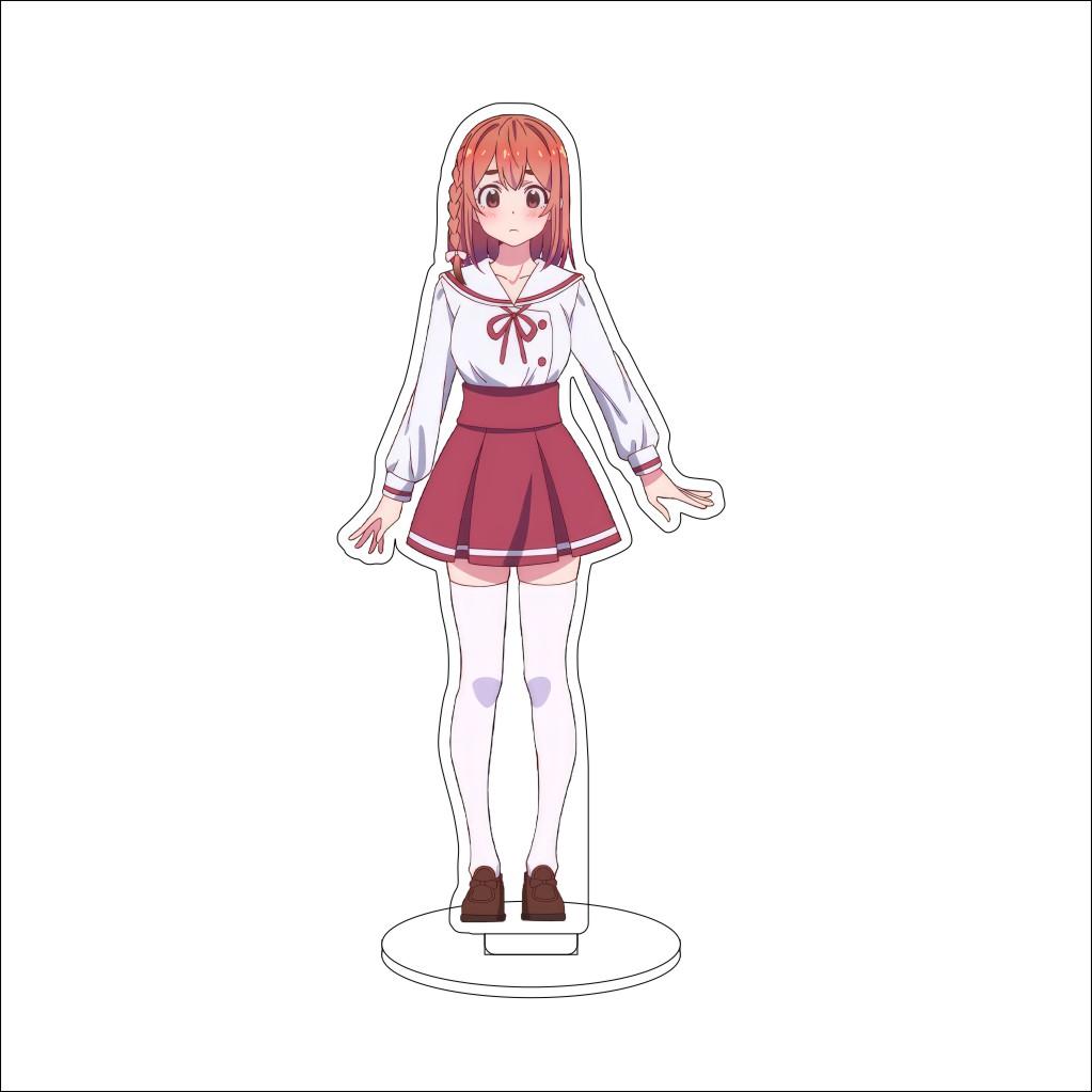 16CM Anime Rent-A-Girlfriend Cosplay Acrylic Stand Ornaments Sakurasawa Sumi Asami Nanami Figure Stand Halloween Gifts