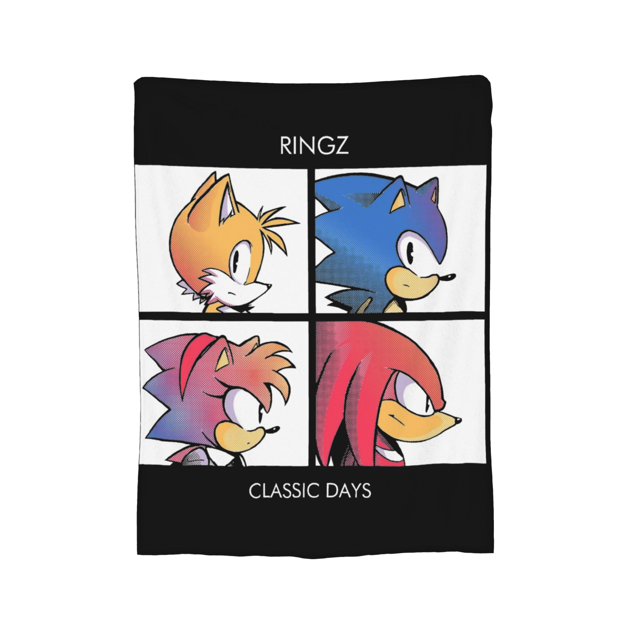 

Shadow The Hedgehog Anime Blankets Fleece Textile Decor Multi-function Super Soft Throw Blankets for Sofa Travel Bedspreads 30x40in