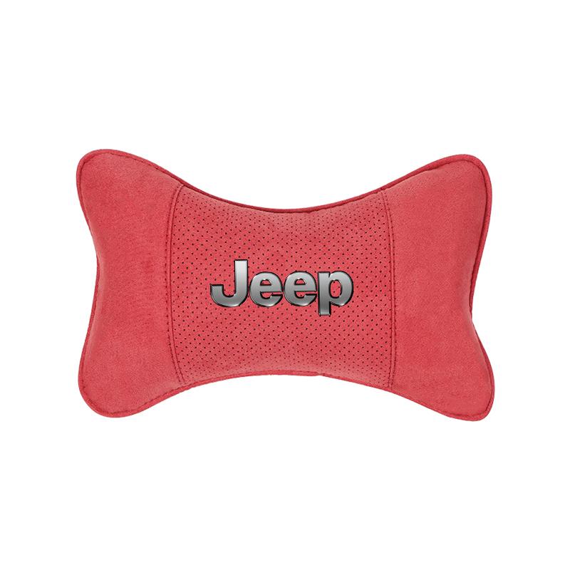 Car Headrest Memory Foam Neck Pillow Auto Accessories For Jeep Wrangler Grand Cherokee Compass Wagoneer Gladiator Avenger Willys AKT1