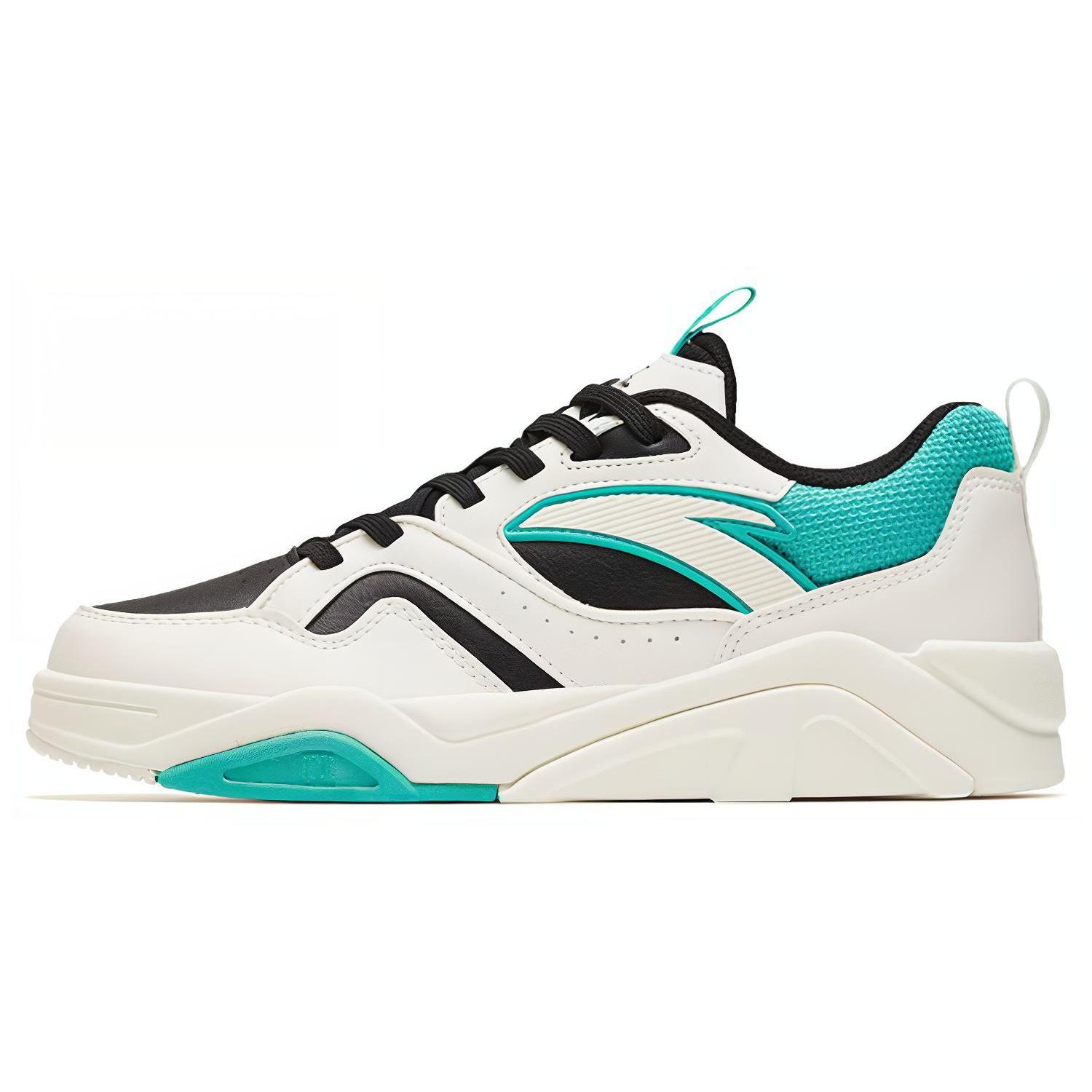 

new Anta Flame 3.0 Slip Resistant Cushioning Low Top Skateboard Shoes Men s White Green 40