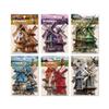 Retro Windmill Sticker Set - Pastoral Journal Decor, 6 Styles