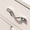 Solid Retro Cabinet Handles French Style Zinc Alloy Gold Silver for Bedroom Wardrobe Drawer Kitchen Cupboard DIY Home Makeover