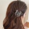 Cool Hair Clip for Women Girl Metal Skull Hair Clip Gothic Style Hairpin Halloween Party Costume Hair Accessory