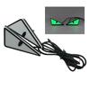 1Pair Motorcycle LED Triangle Half Circle Devil Eye Lights Car Tail Decorative Lamp Mini Eagle Eye Lamp Exterior Accessories