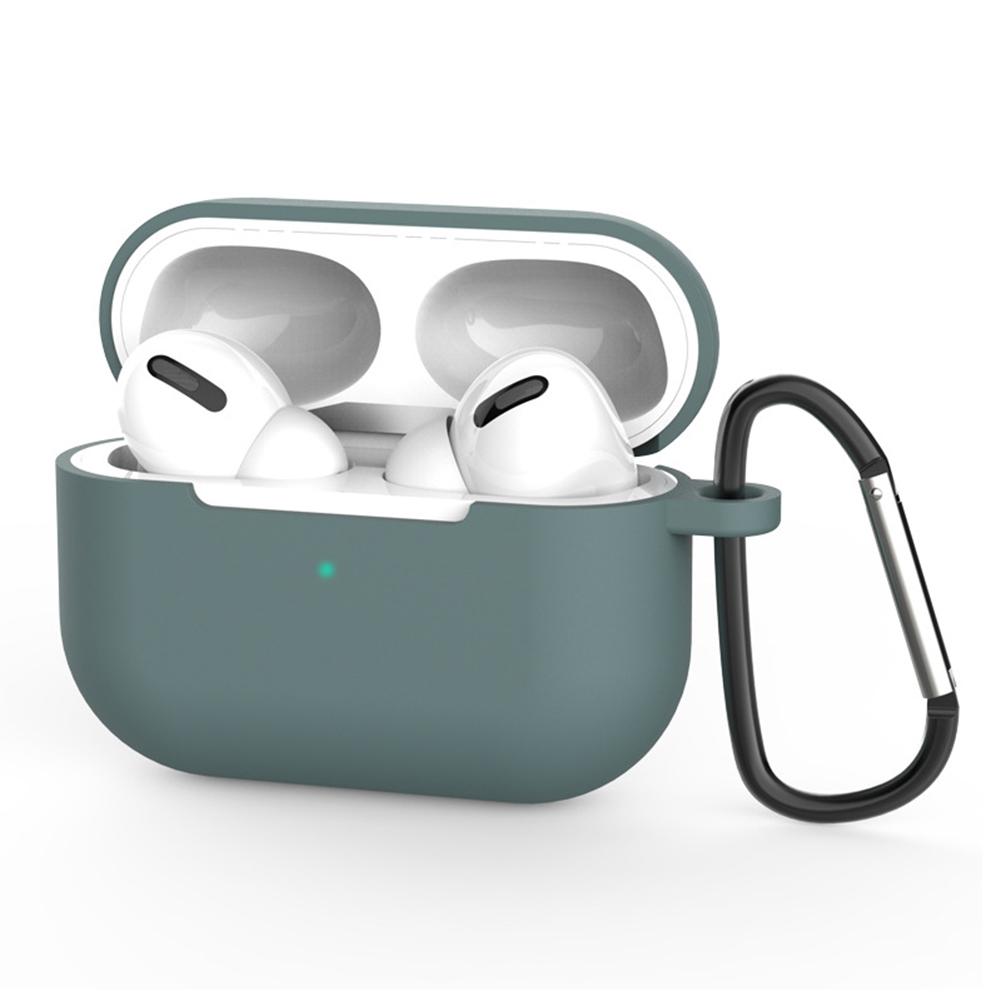 

Защитный чехол для Bluetooth-совместимой гарнитуры Airpods Pro (зеленый)