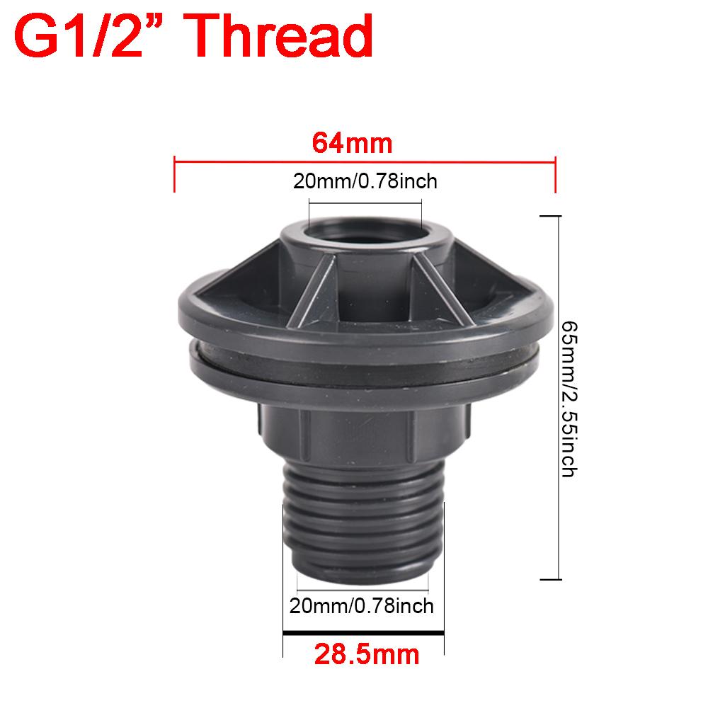 

Комплект соединителей для системы сбора дождевой воды, адаптер для трубы ПВХ 20/25/32 мм, тройник, колено для резервуара с водой, аквариума, ванны